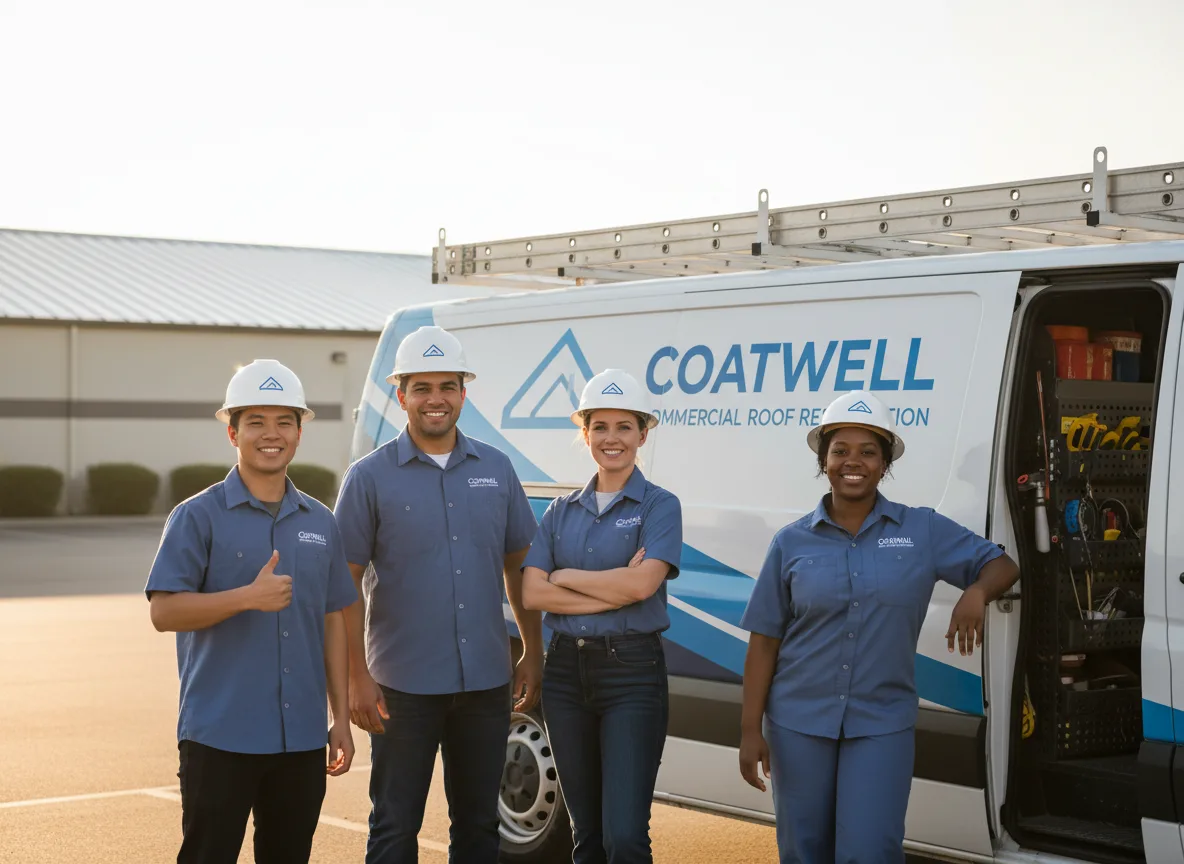 Commercial roof coating company in Mclouth, KS